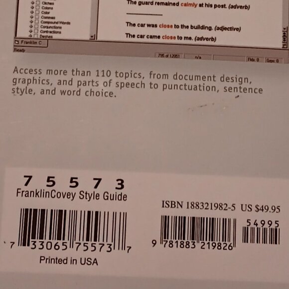 Style Guide : For Business and Technical Communication by Stephen R. Covey - Picture 6 of 6